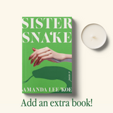 Book Bundle + FREE Candle: Sister Snake (Fiction)